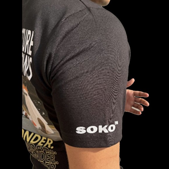 SOKO Sonder Streetwear T-shirt (Relaxed fit) with reflective print. Brand New - Picture 3 of 5